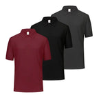 3 Pack Performance Short Sleeve Golf Shirts