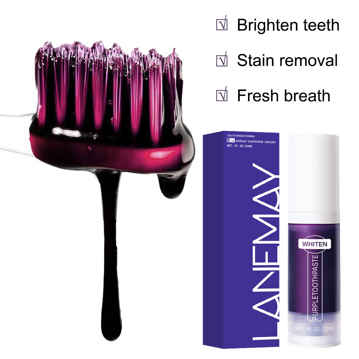 New Teeth Whitening Toothpaste 5D Teeth Whitening Stick Oral Hygiene Cleaning Teeth Whitening Tool Fresh Breath Teeth Care