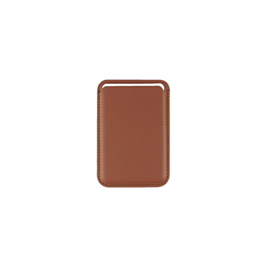 For Magsafe Magnetic Luxury Leather Card Holder Wallet Case for 14 Pro Max 13 12 Phone Bag Adsorption Accessories Cover